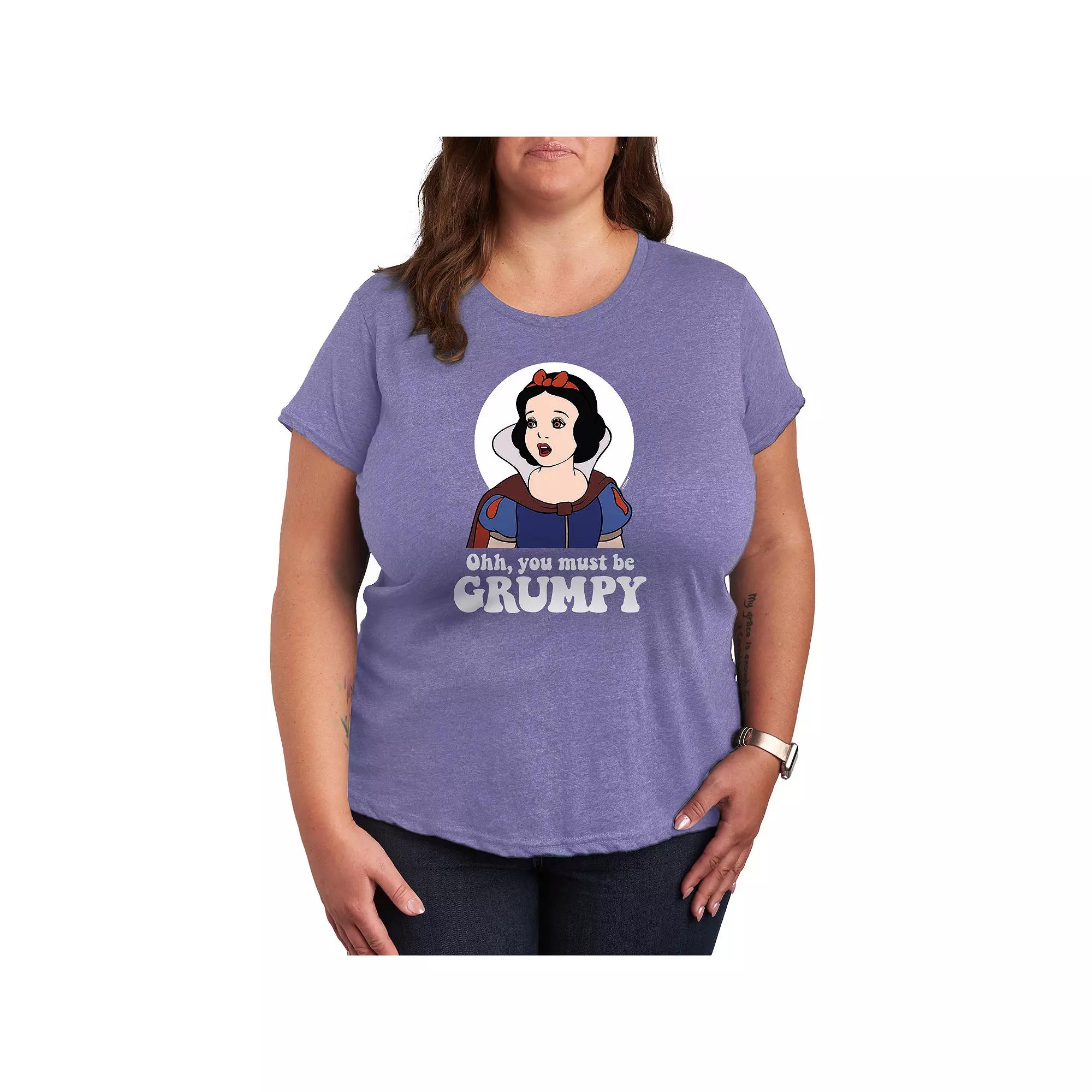 Disney Princess Snow White Plus Must Be Grumpy Graphic Tee, Women's,  Product Image