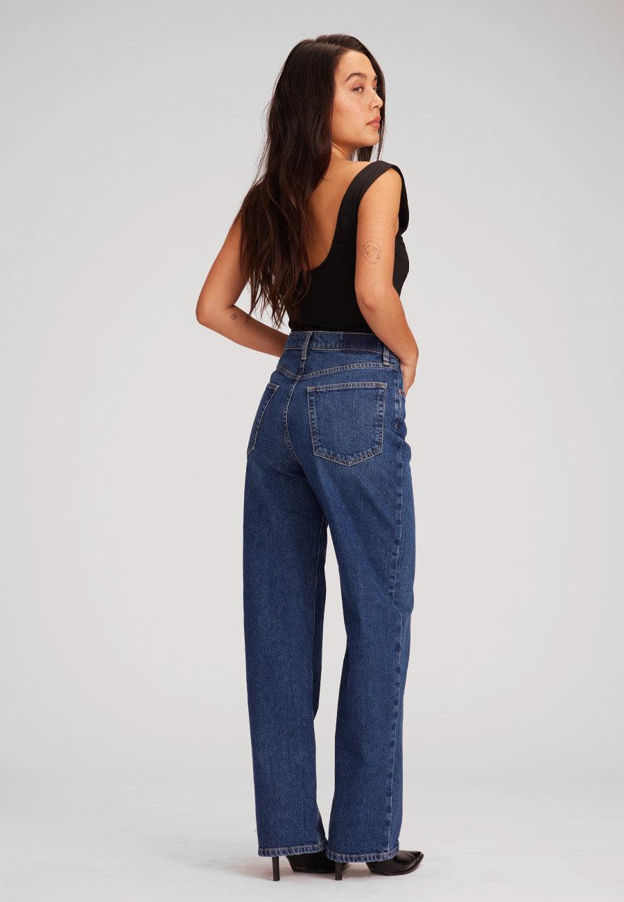 Archer High Rise Loose Fit - Smoke Blue Product Image