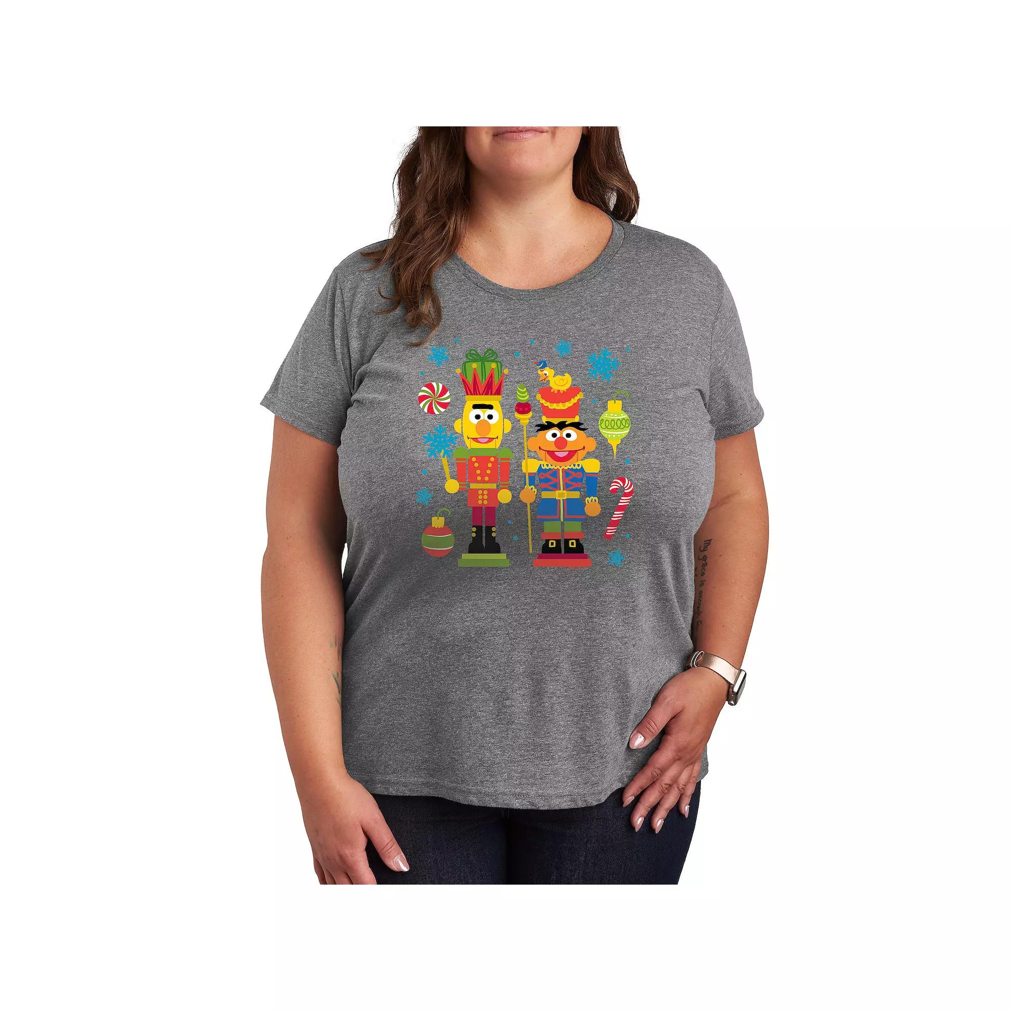 Plus Sesame Street Nutcrackers Graphic Tee, Women's,  Product Image