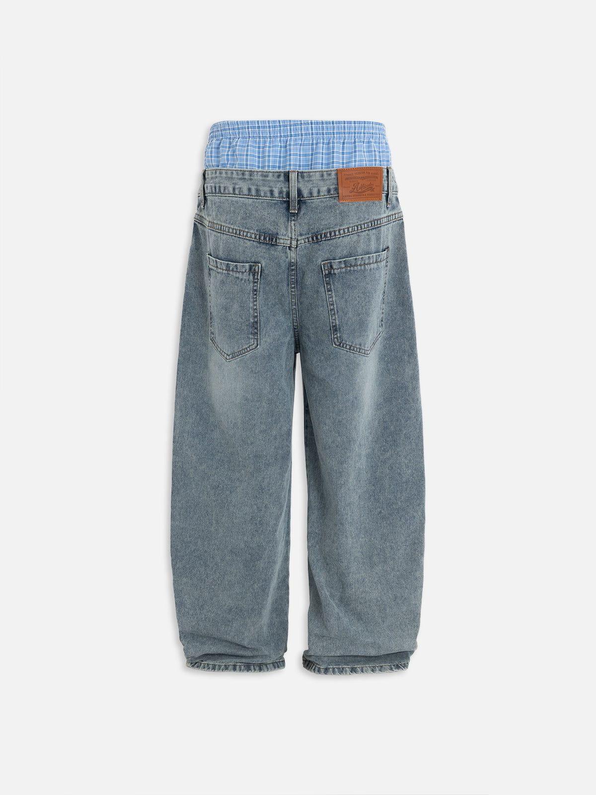 Aelfric Eden Double Waist Baggy Jeans Product Image