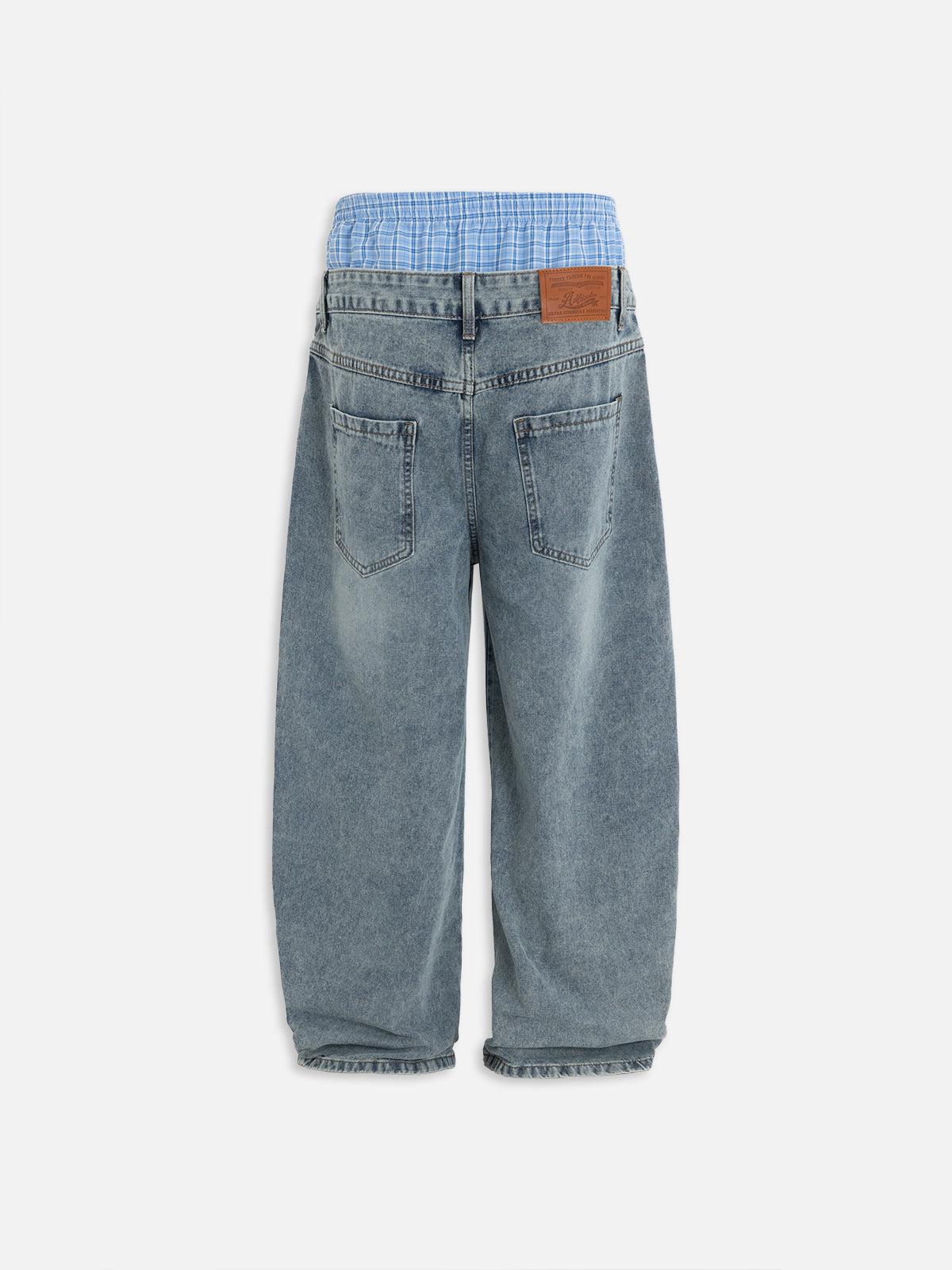 Aelfric Eden Double Waist Baggy Jeans Product Image