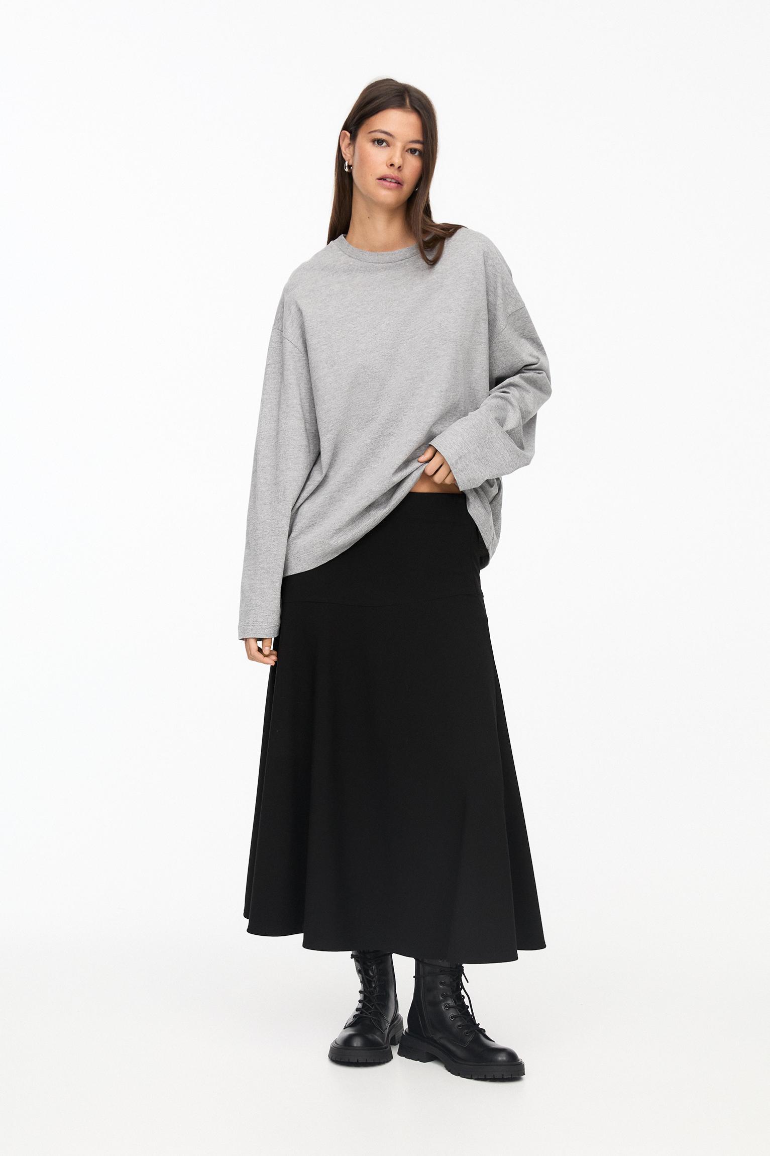 Flared midi skirt Product Image