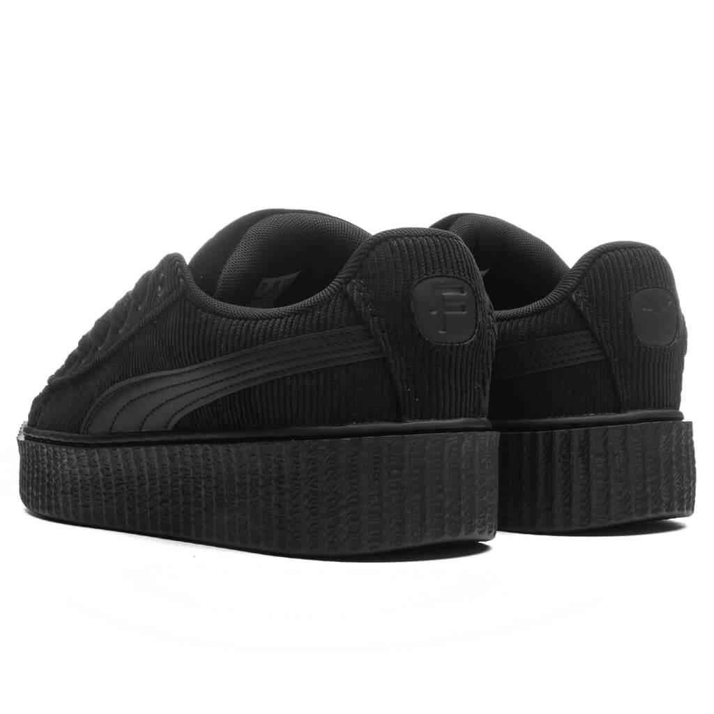 Puma x Fenty Women's Creeper Phatty Corduroy - Black/Gold Female Product Image