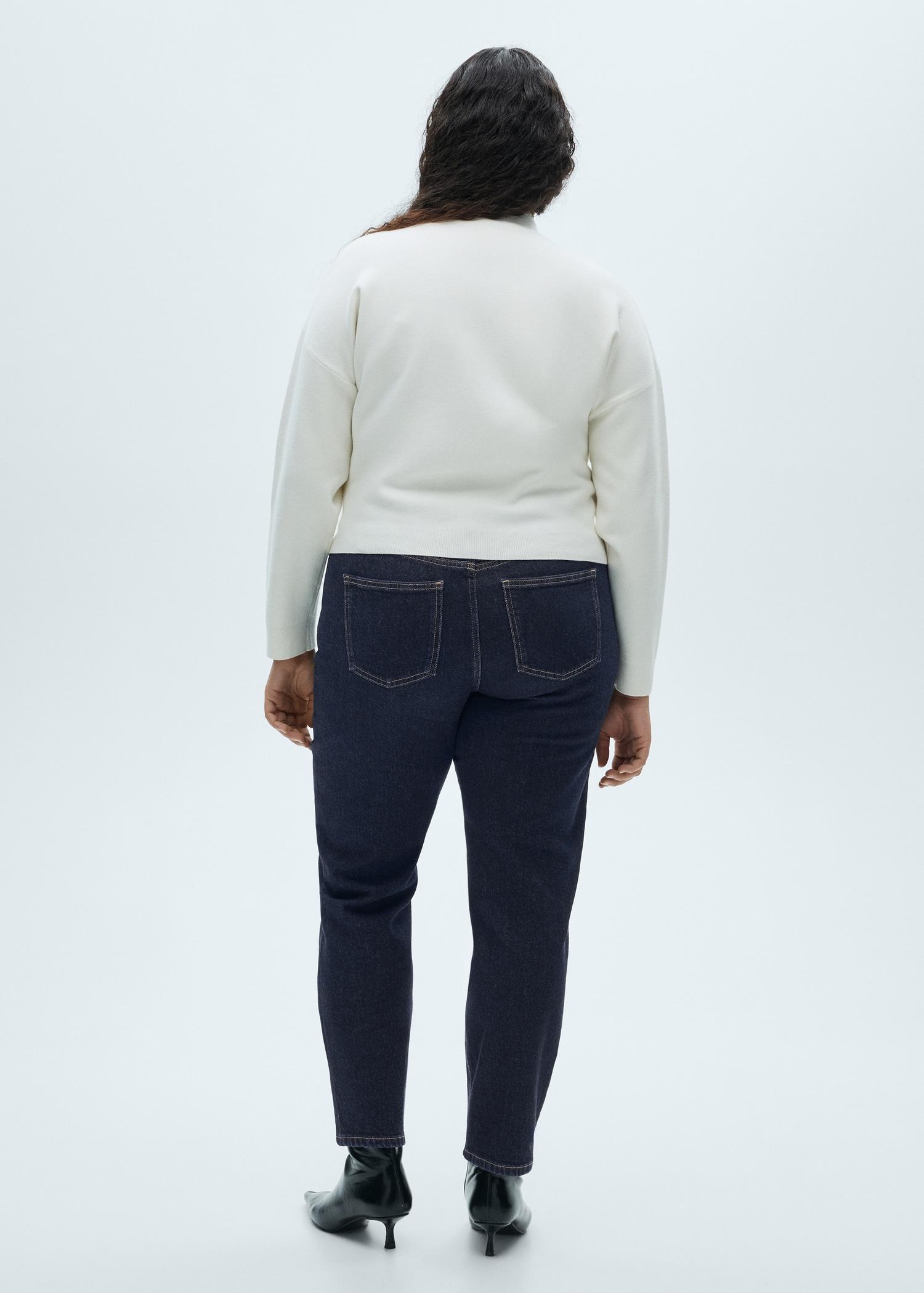Newmom comfort high-rise jeans - Women | MANGO USA Product Image