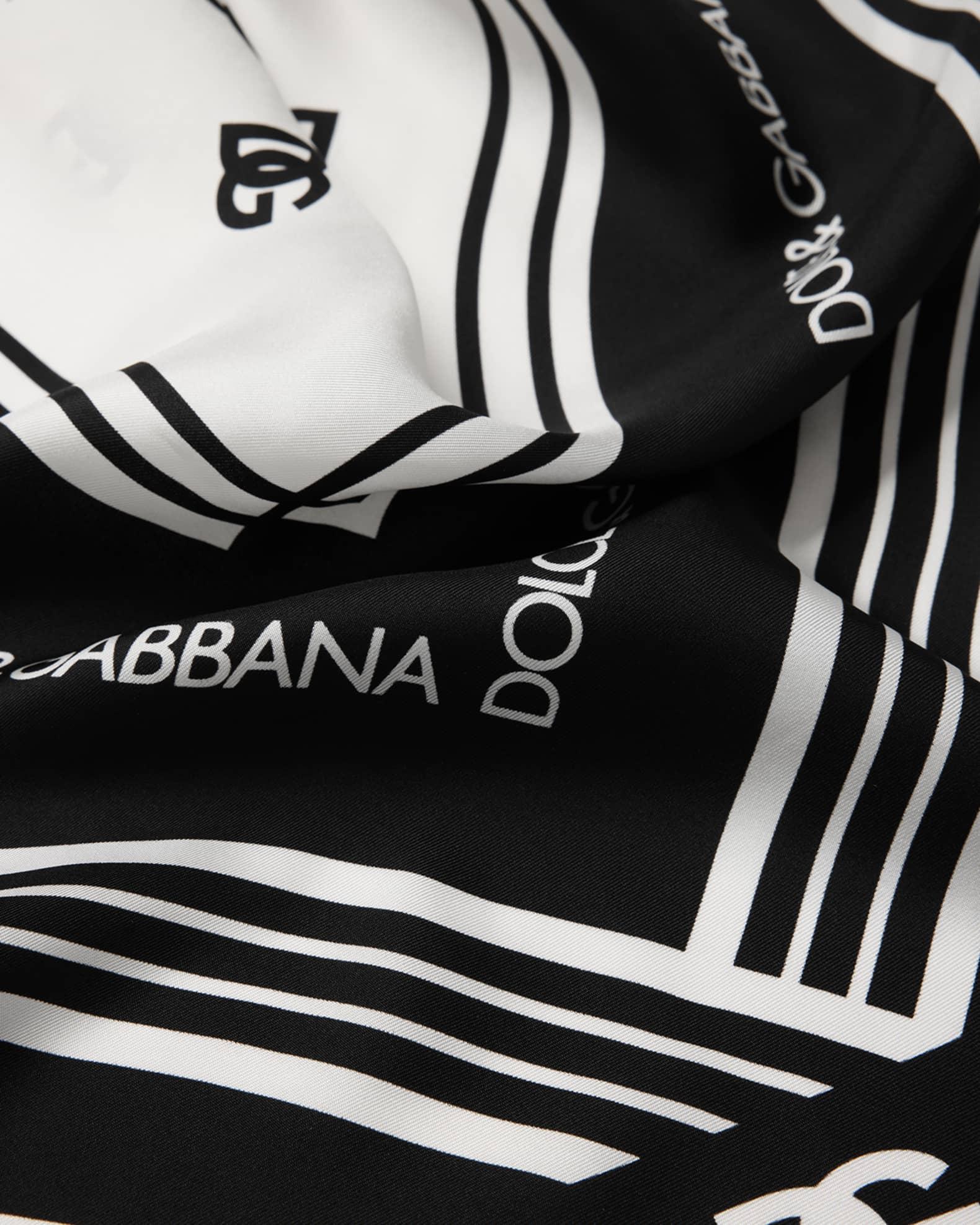 DG Monogram Silk Twill Square Scarf Product Image