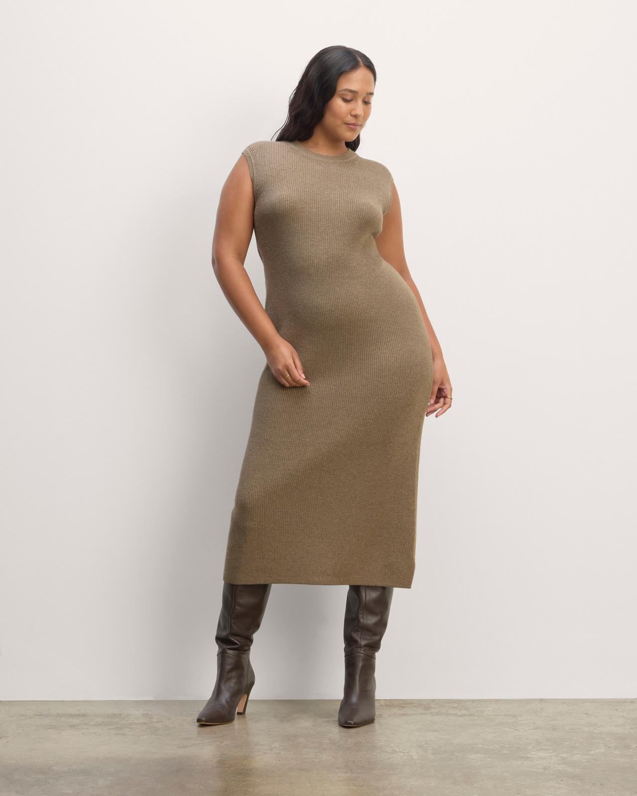 Womens Midi Dress in Everyday Cotton by Everlane Product Image
