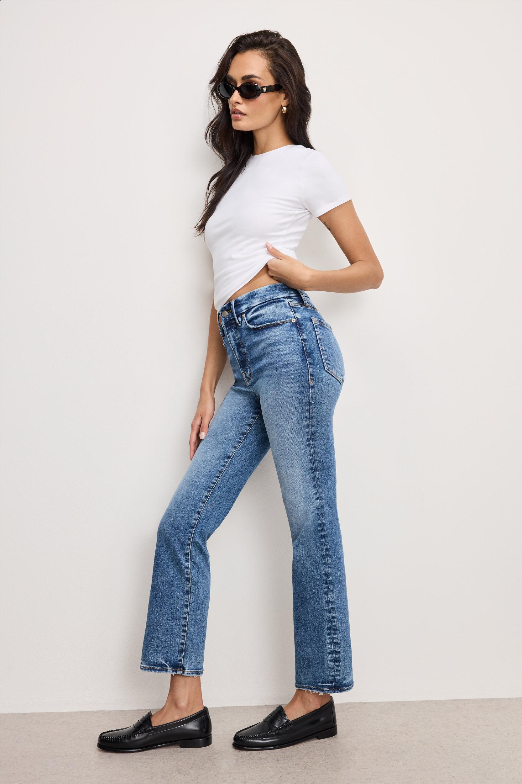 ALWAYS FITS GOOD CURVE STRAIGHT JEANS | INDIGO946 Product Image