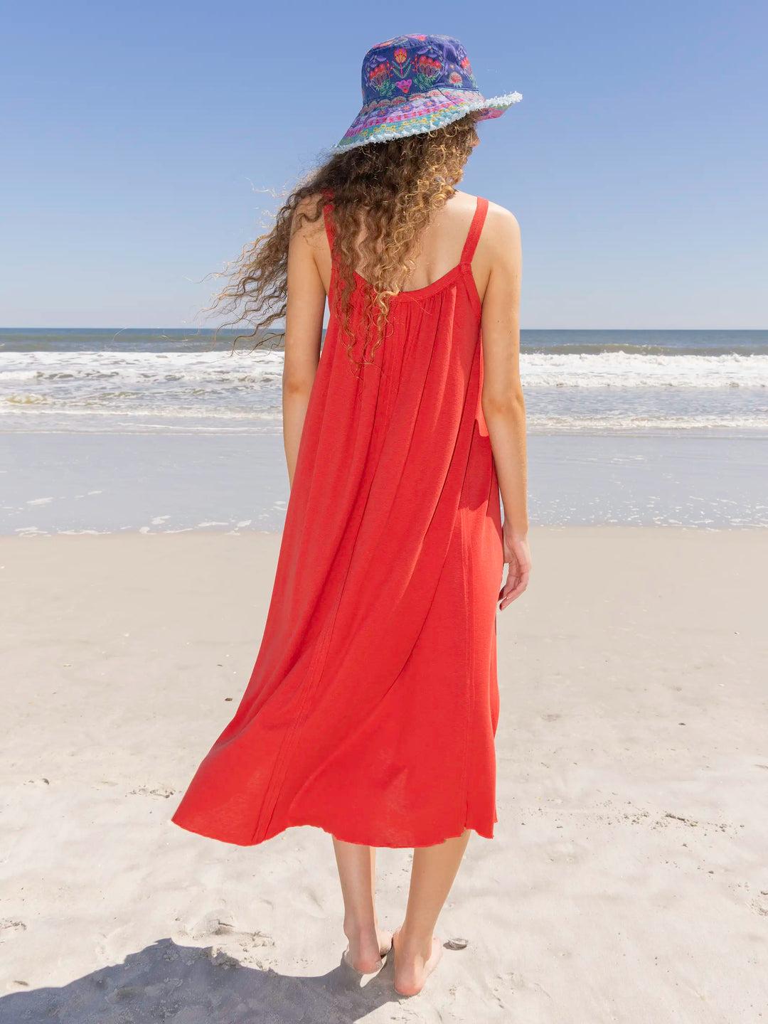 Relaxed Button Down Midi Dress Product Image