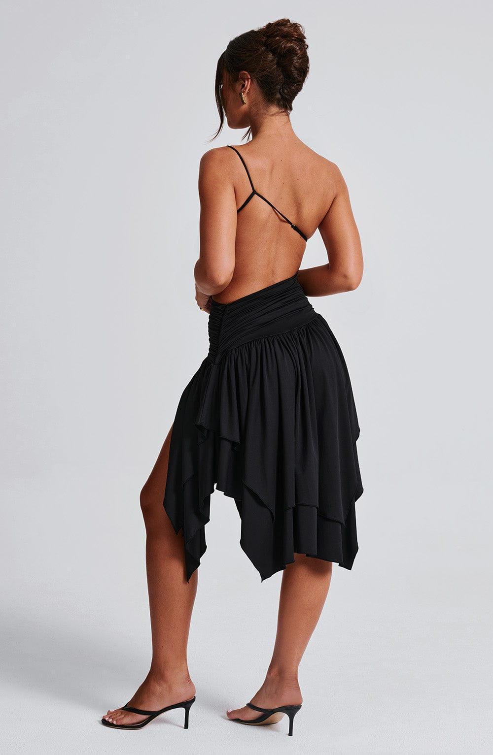Emeline Midi Dress - Black Product Image