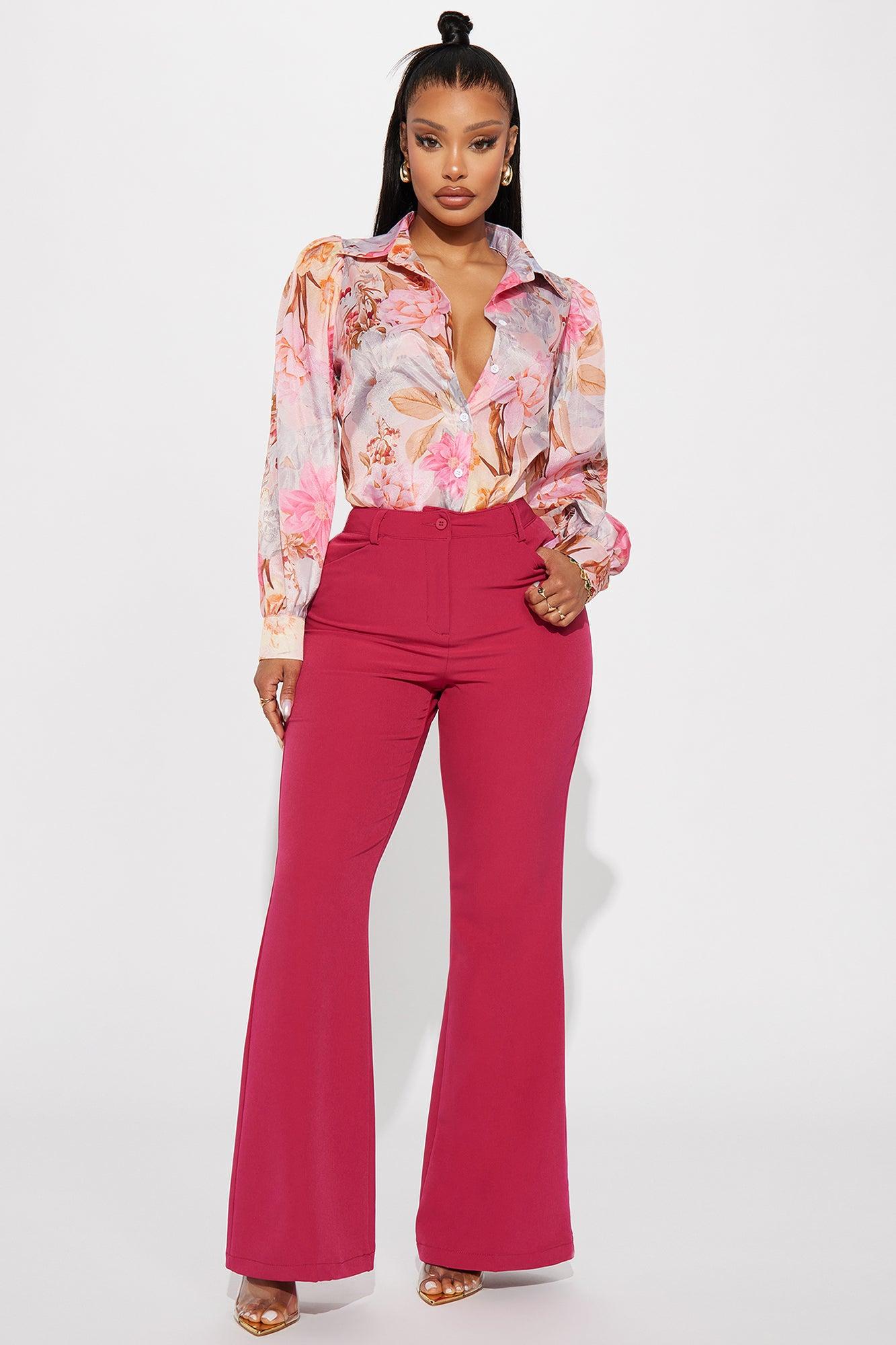 Watch Me Bloom Shirt - Pink/combo Product Image