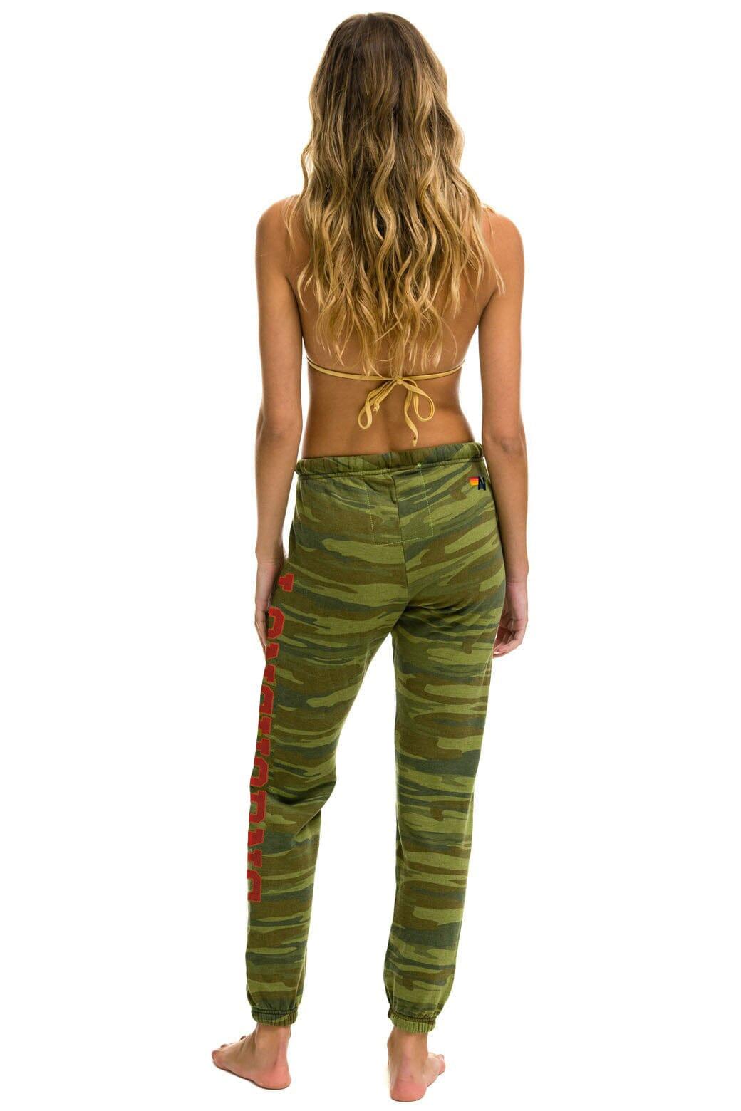 AVIATOR NATION SWEATPANTS - CAMO Female Product Image