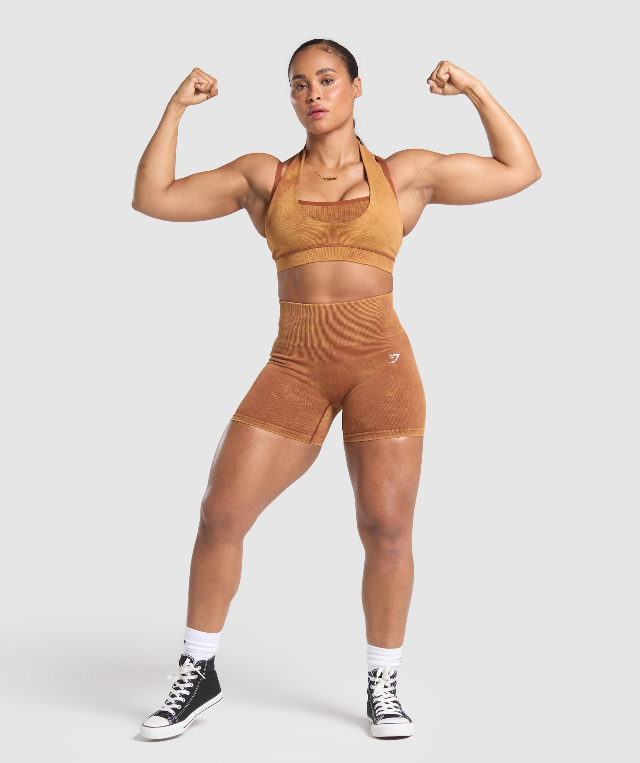 Gains Seamless Washed Shorts Product Image