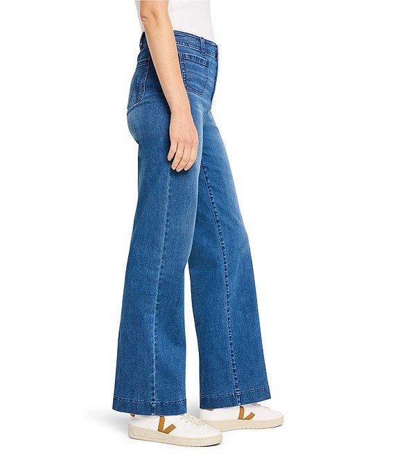 NIC + ZOE 31#double; Denim High Rise Wide Leg Jeans Product Image