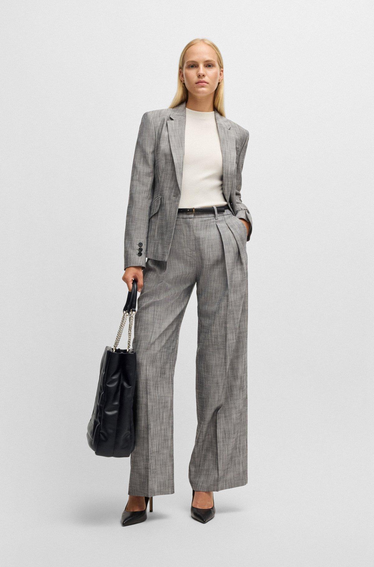 BOSS - Quilted tote bag with Double B monogram - Black Product Image