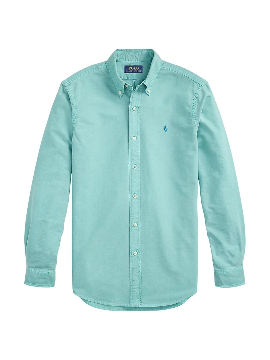 Mens Classic-Fit Garment-Dyed Oxford Shirt Product Image