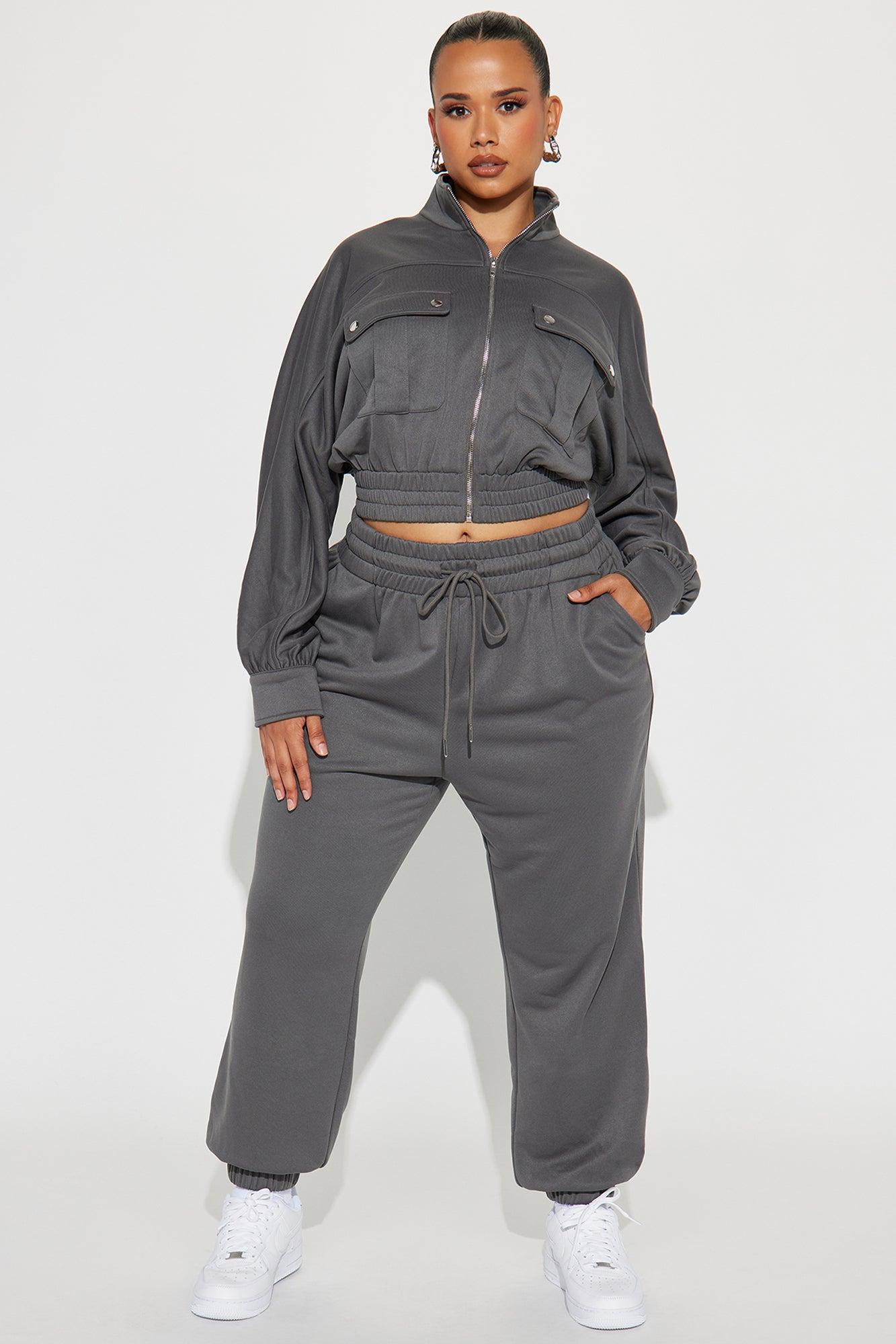 Laid Back Jogger Set - Charcoal Product Image