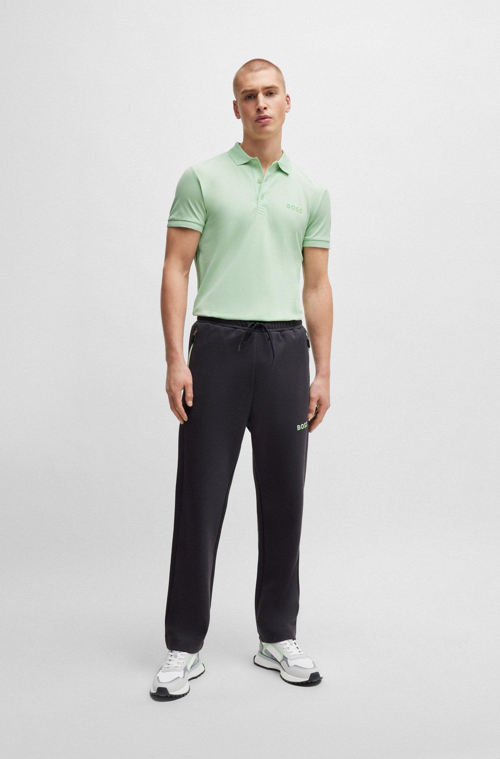 Boss Lace-up Trainers With Faux Leather Product Image