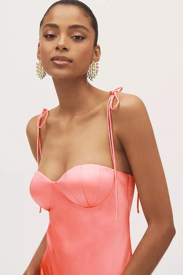 BHLDN Calista Sweetheart Shell Satin Charmeuse Maxi Slip Gown Product Image