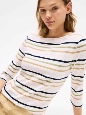 Stripe Boatneck T-Shirt Product Image