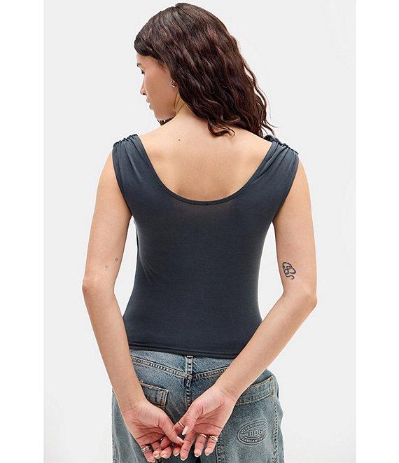 BDG Urban Outfitters Fia Cupro Knit Top Product Image