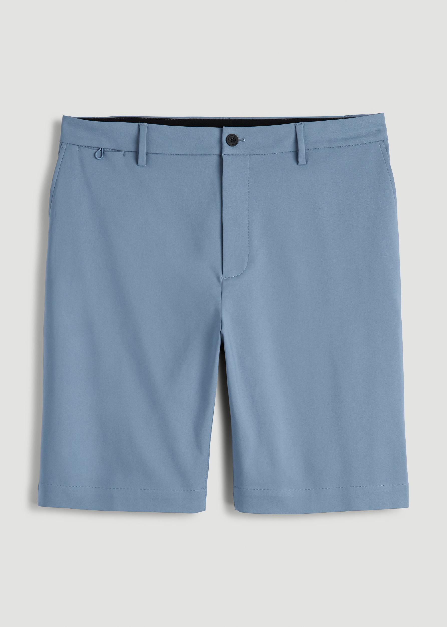 Tech Chino Shorts for Tall Men in Chambray Male Product Image