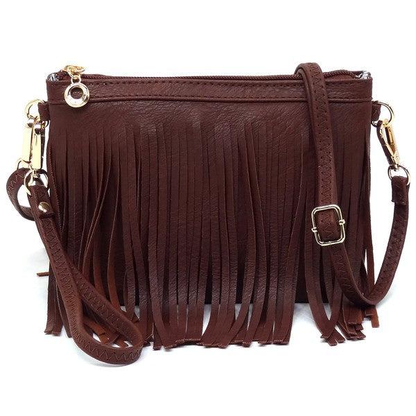 Western Fringe Clutch Cross Body Bag Product Image