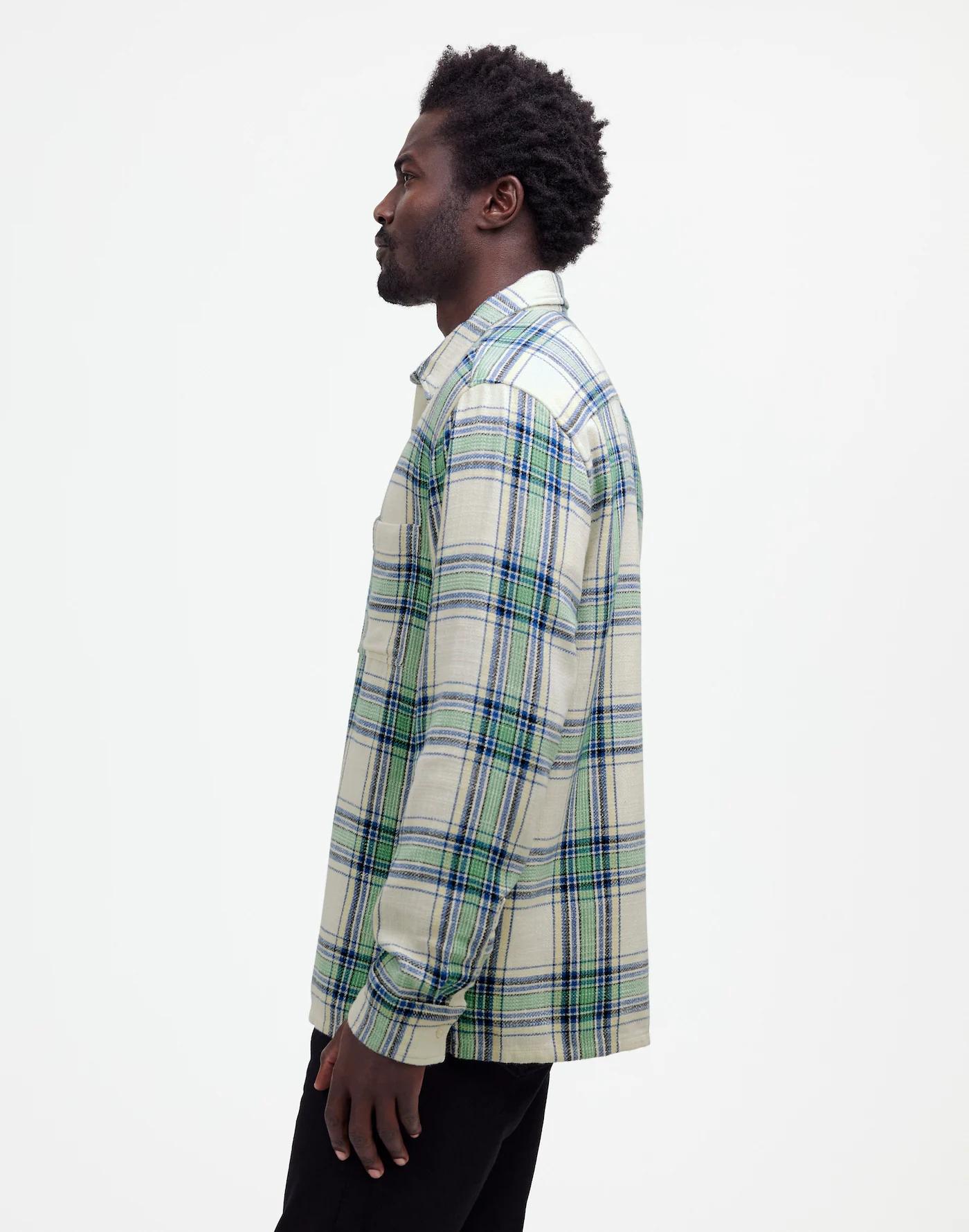 Easy Long-Sleeve Shirt in Slub Twill Product Image