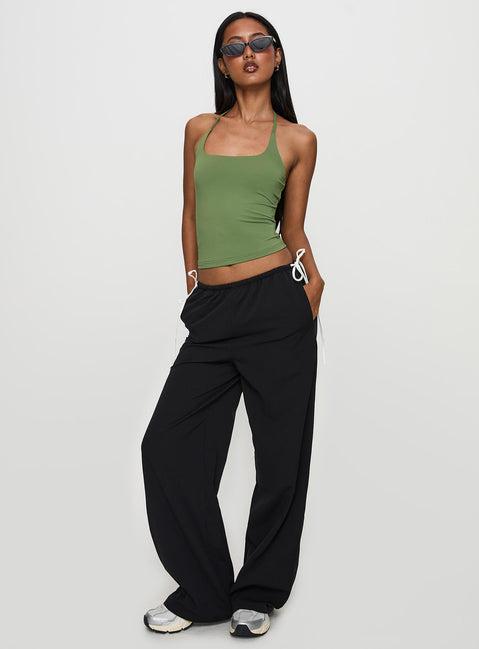 Sweet As Sugar Bow Pants Black / White Product Image