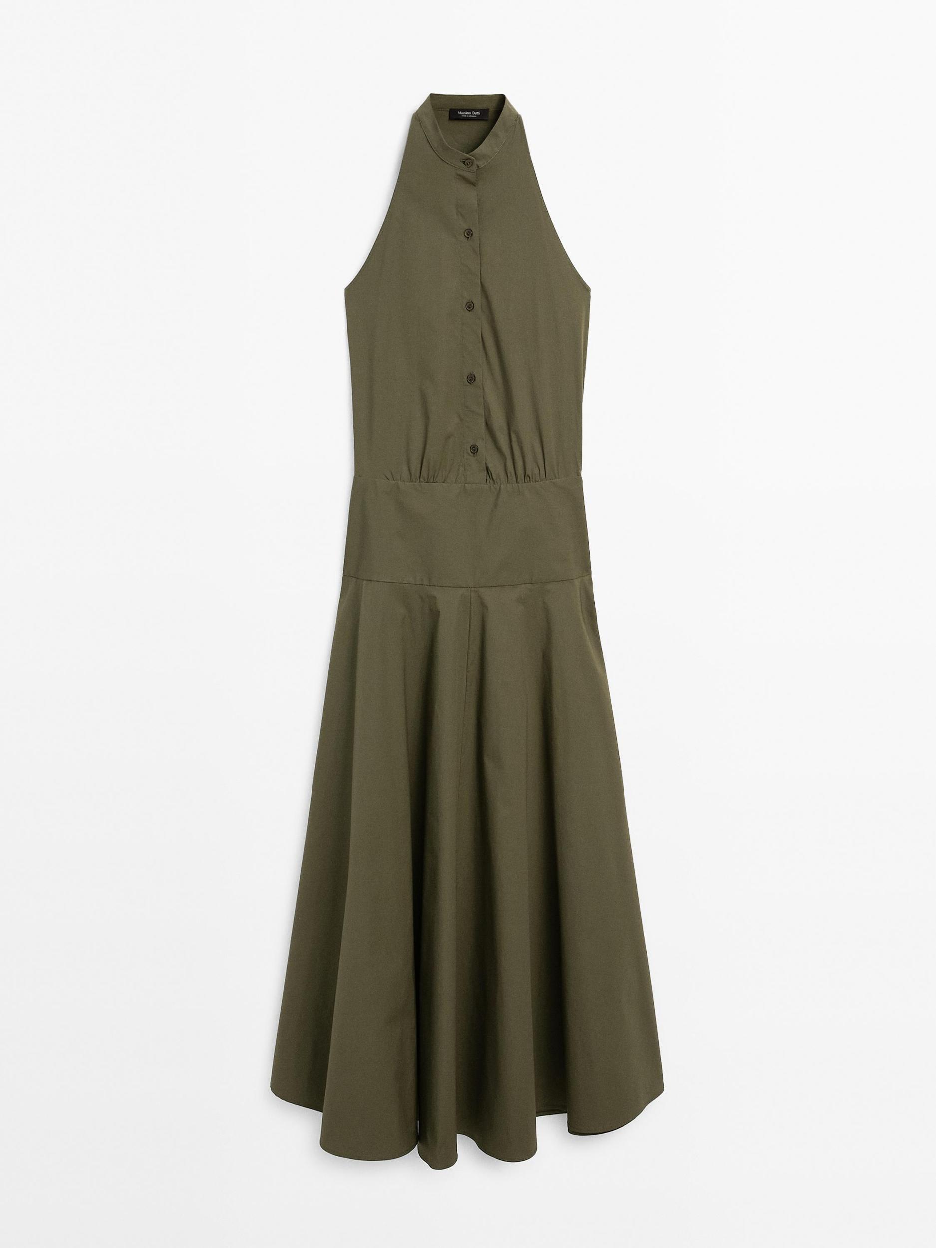 Long halter dress Product Image