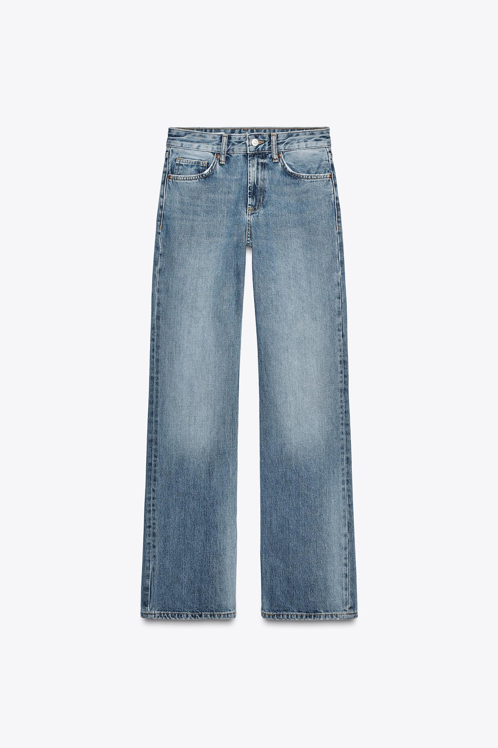 TRF MID-RISE WIDE LEG JEANS Product Image