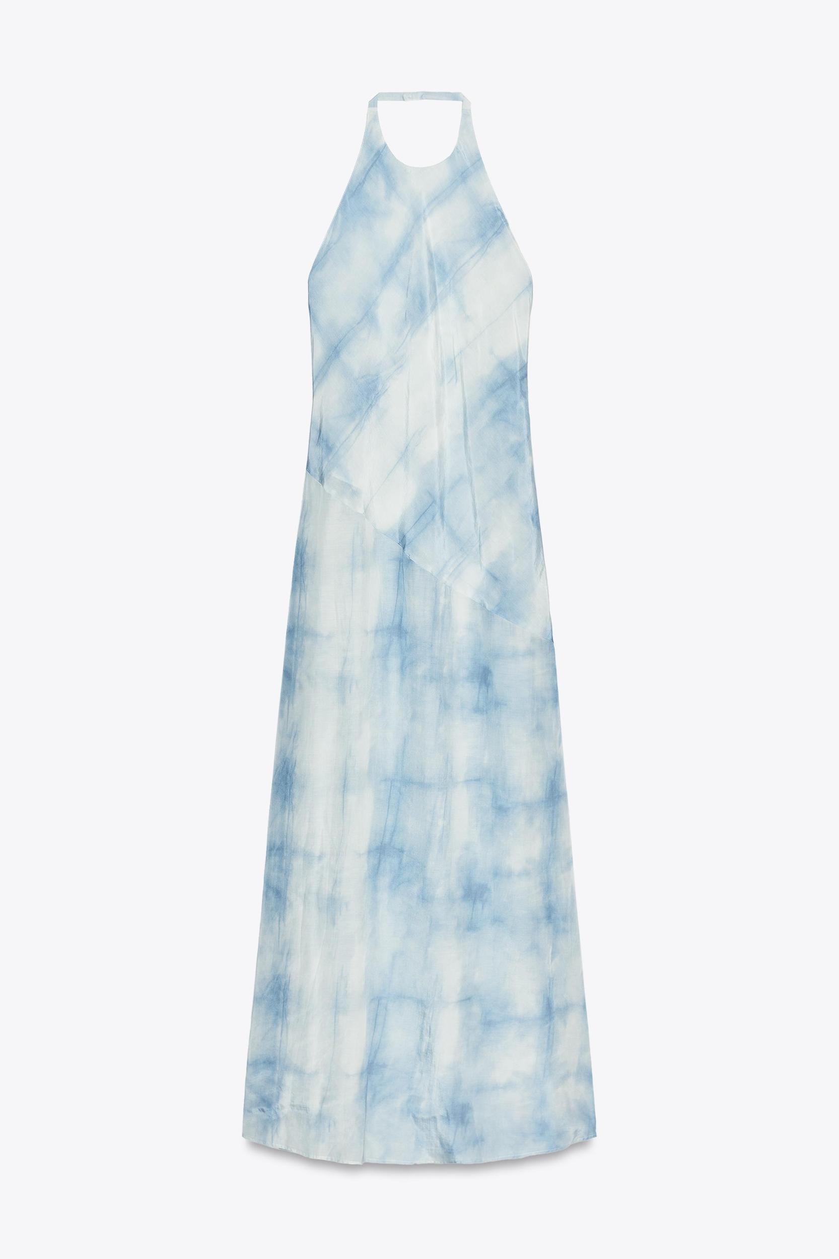 HALTER TIE DYE DRESS Product Image