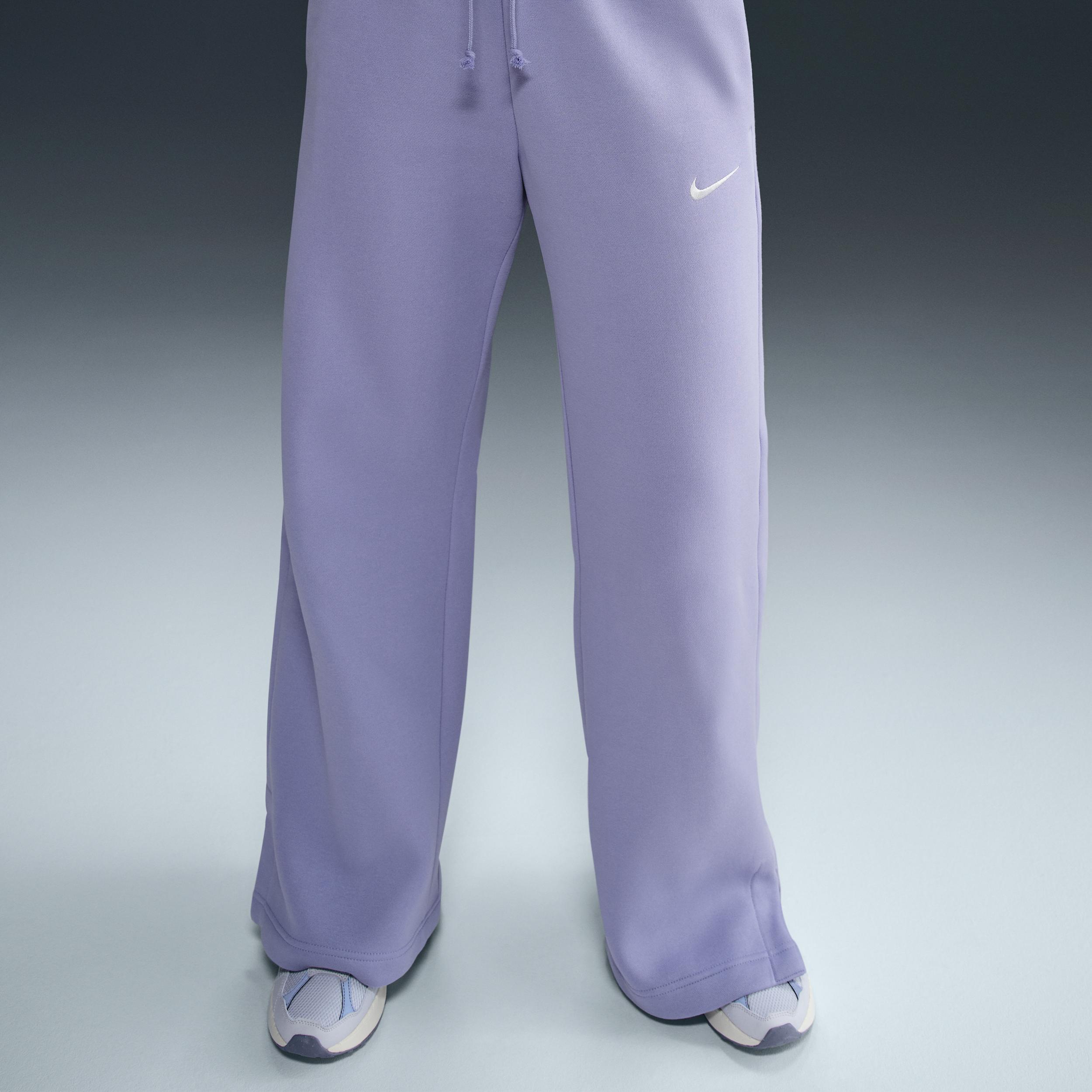 Women's Nike Sportswear Phoenix Fleece High-Waisted Wide-Leg Sweatpants Product Image