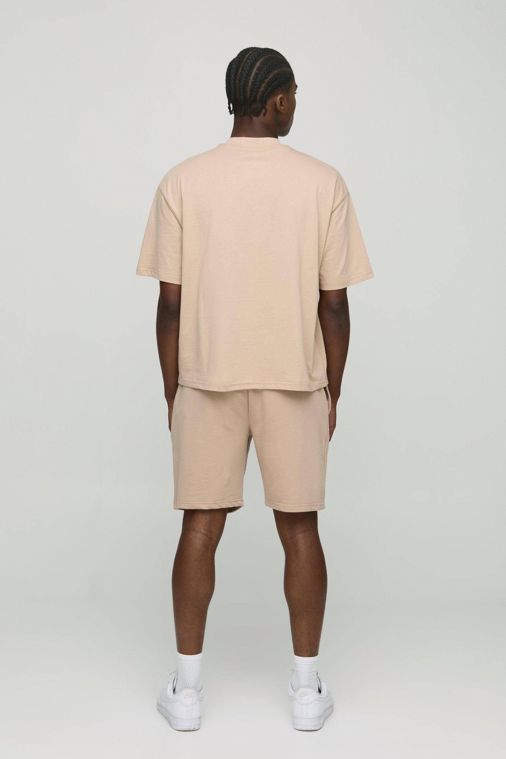 Oversized Boxy Extended Neck T-shirt | boohooMAN USA Product Image