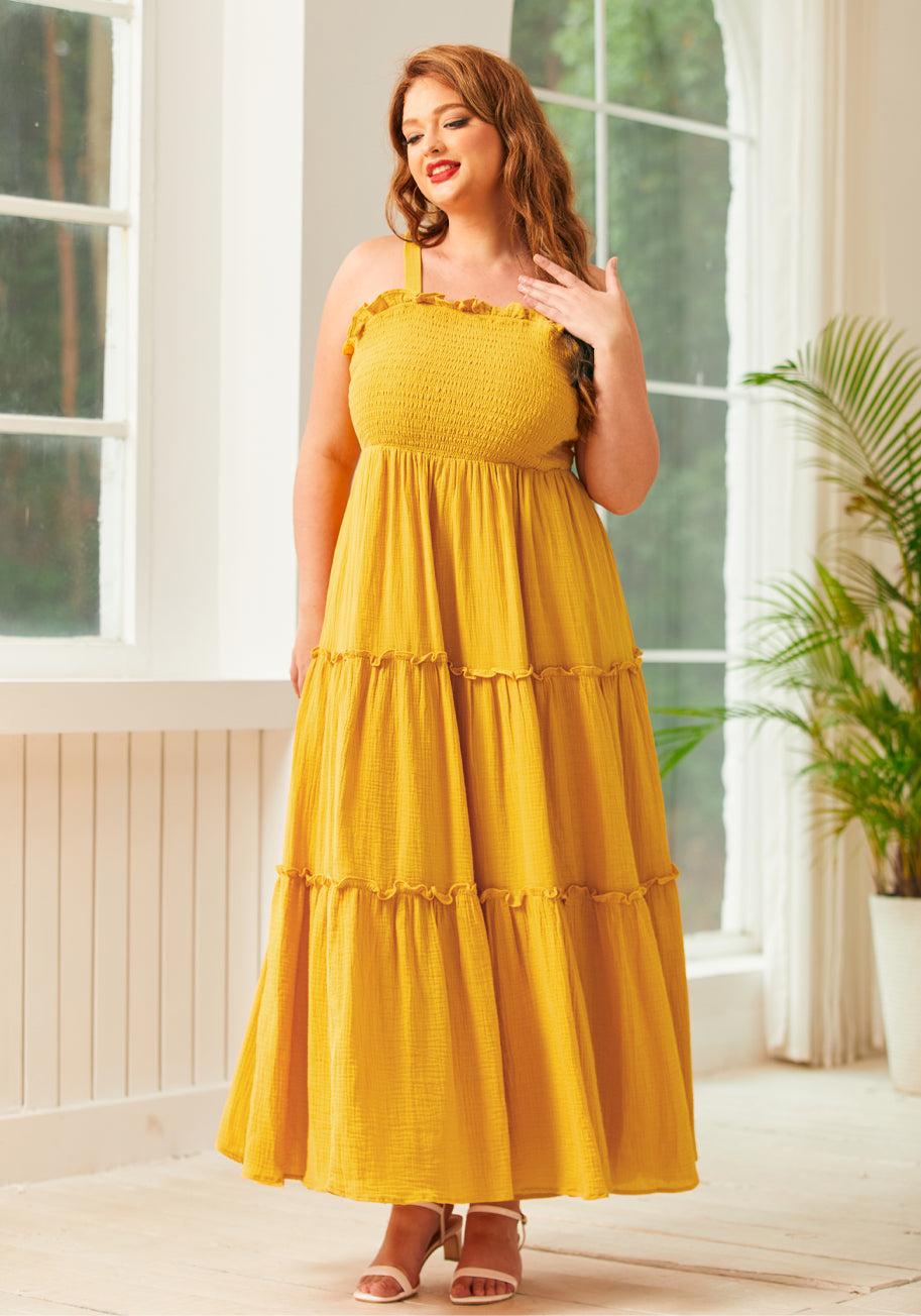 Glimmering Goddess Maxi Dress Product Image