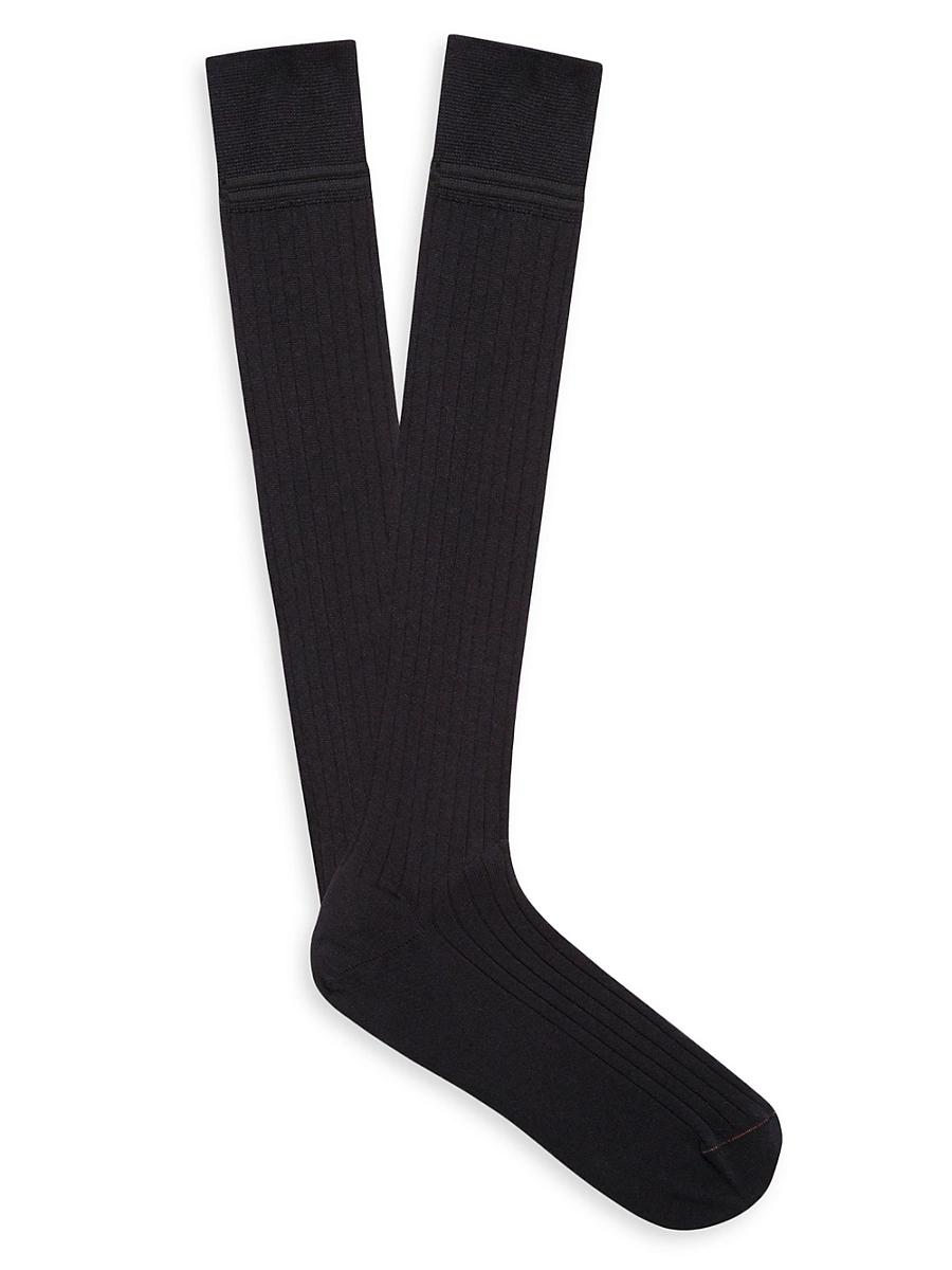 Mens Cotton and Cashmere Blend Socks Product Image