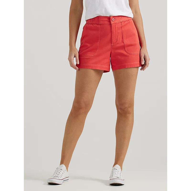 Womens Ultra Lux Comfort High Rise Pull-On Utility Shorts Product Image