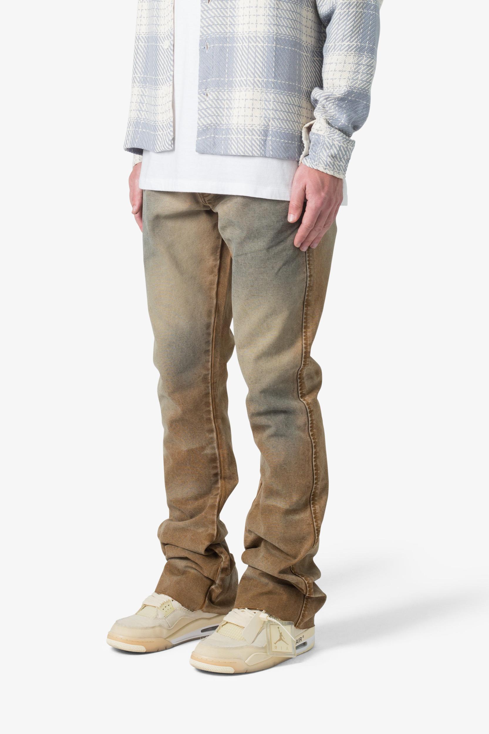 B643 Flare Burnt Denim - Black/Brown Product Image