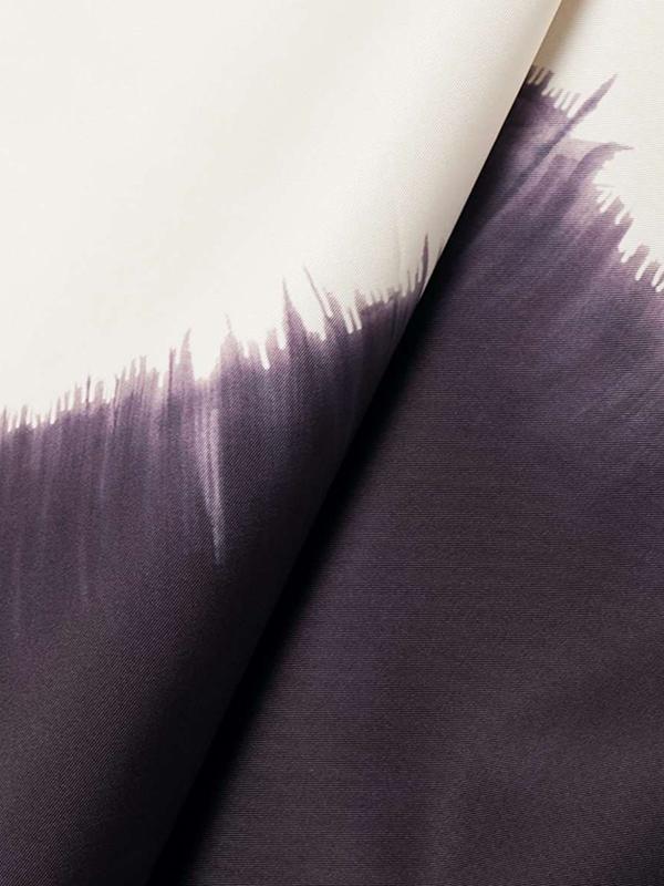 Batwing Sleeves Loose Contrast Color Printed Split-Joint Round-Neck Maxi Dresses Product Image