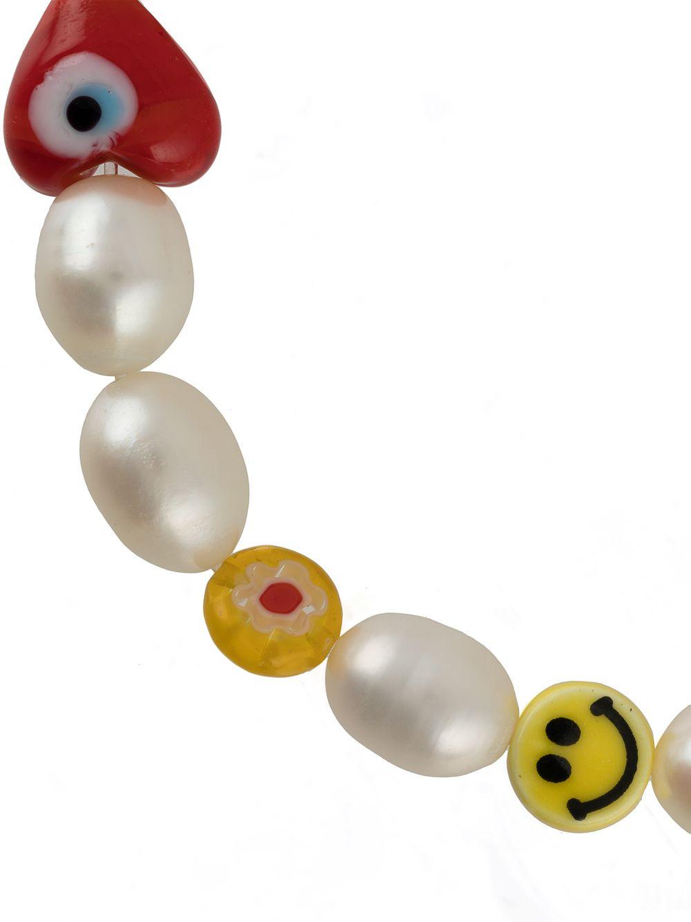 pearl glass-pendant bracelet Product Image