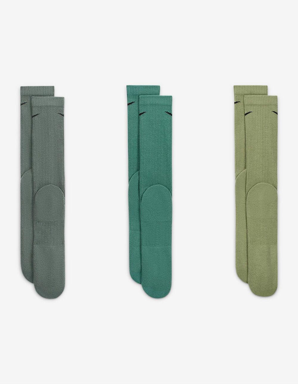 NIKE Everyday Plus Cushioned 3 Pack Crew Socks - BLUE COMBO Product Image