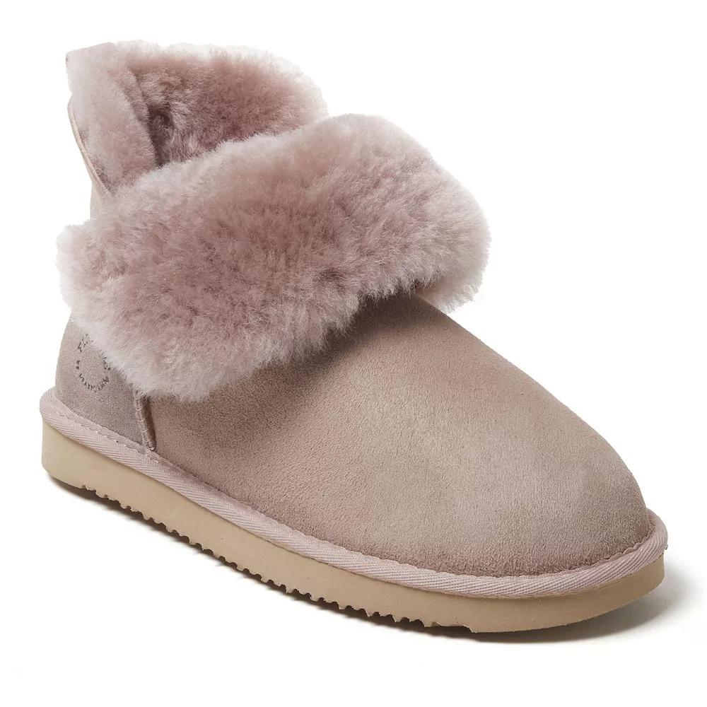 Fireside By Dearfoams Perth Wool-Lined Foldover Women's Boot Slippers,  Product Image