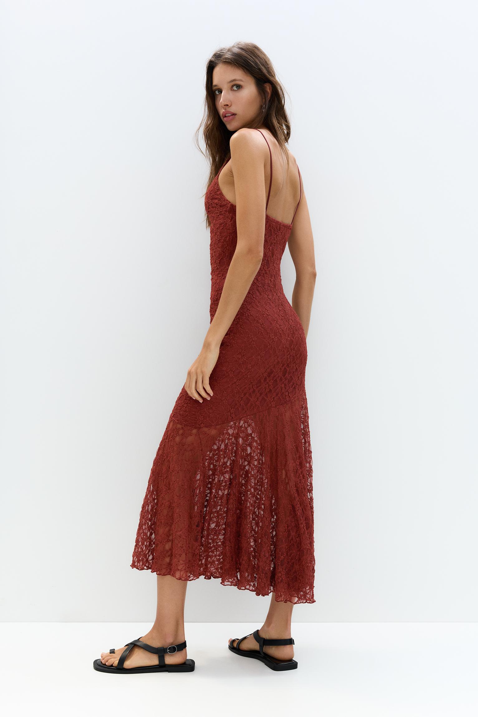Lace midi dress Product Image