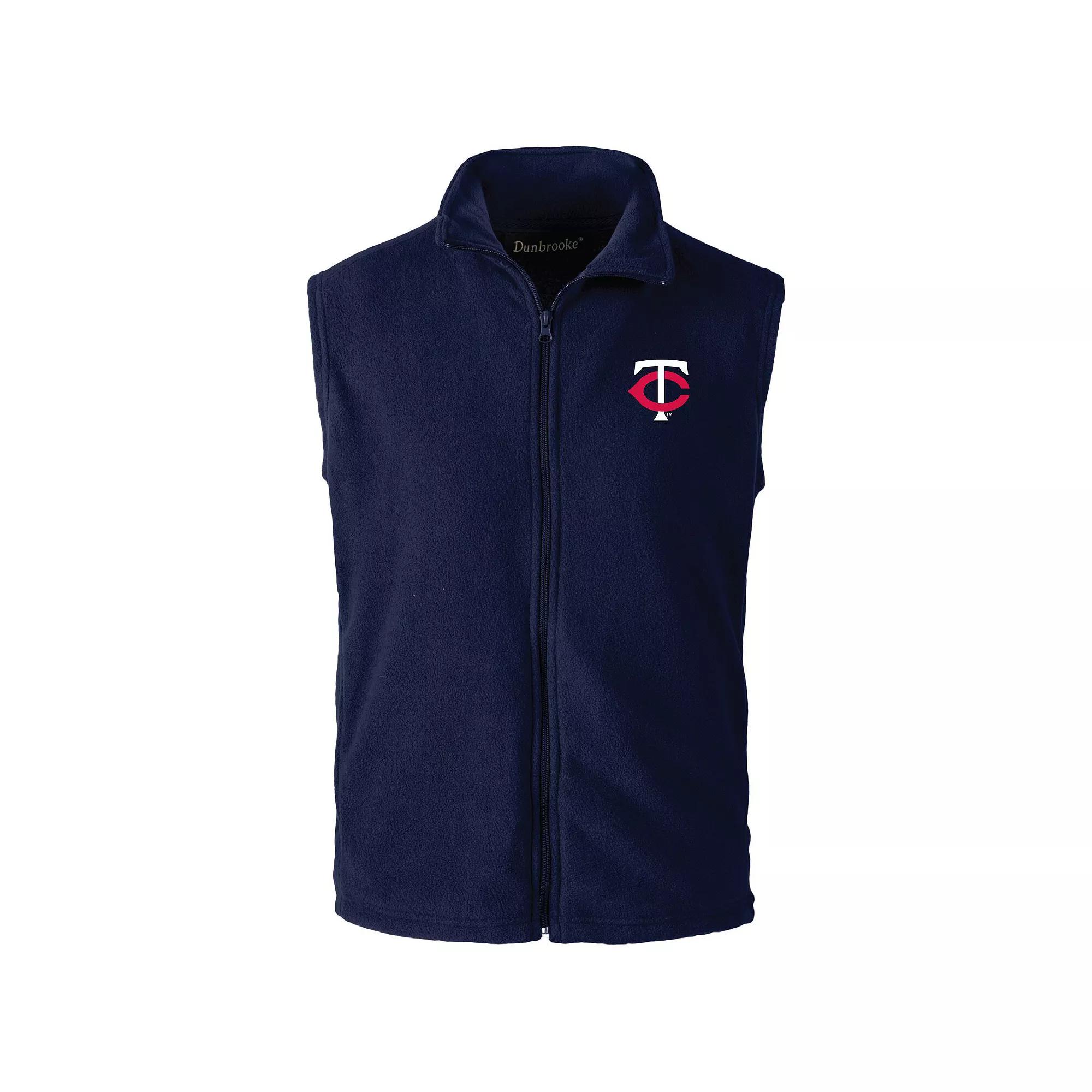 Men's Dunbrooke  Navy Minnesota Twins Full-Zip Vest, Size: Large, Blue Product Image