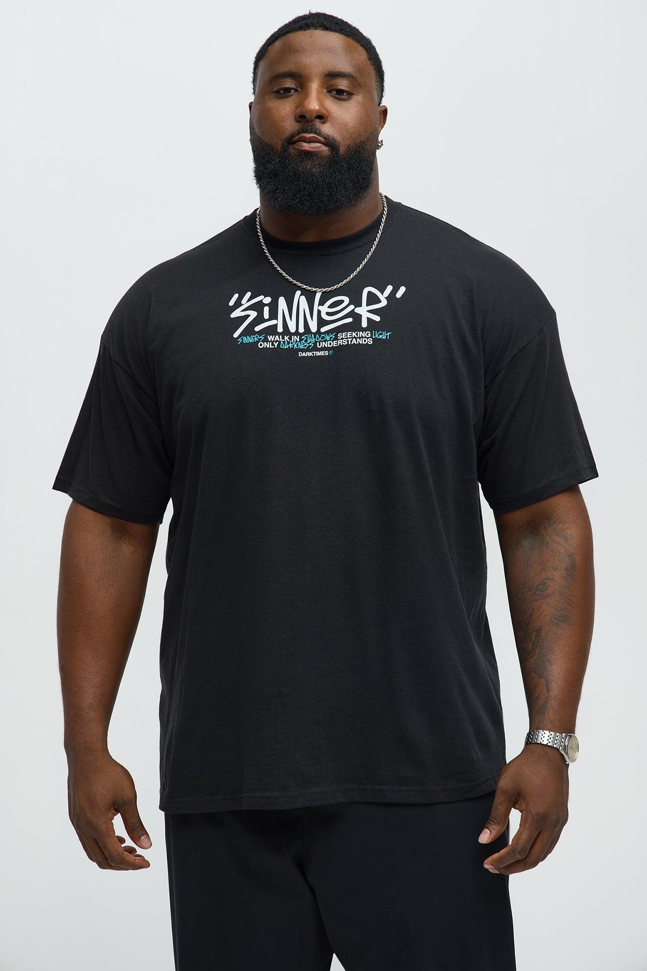 Sinners Walk In Darkness Short Sleeve Tee - Black Product Image