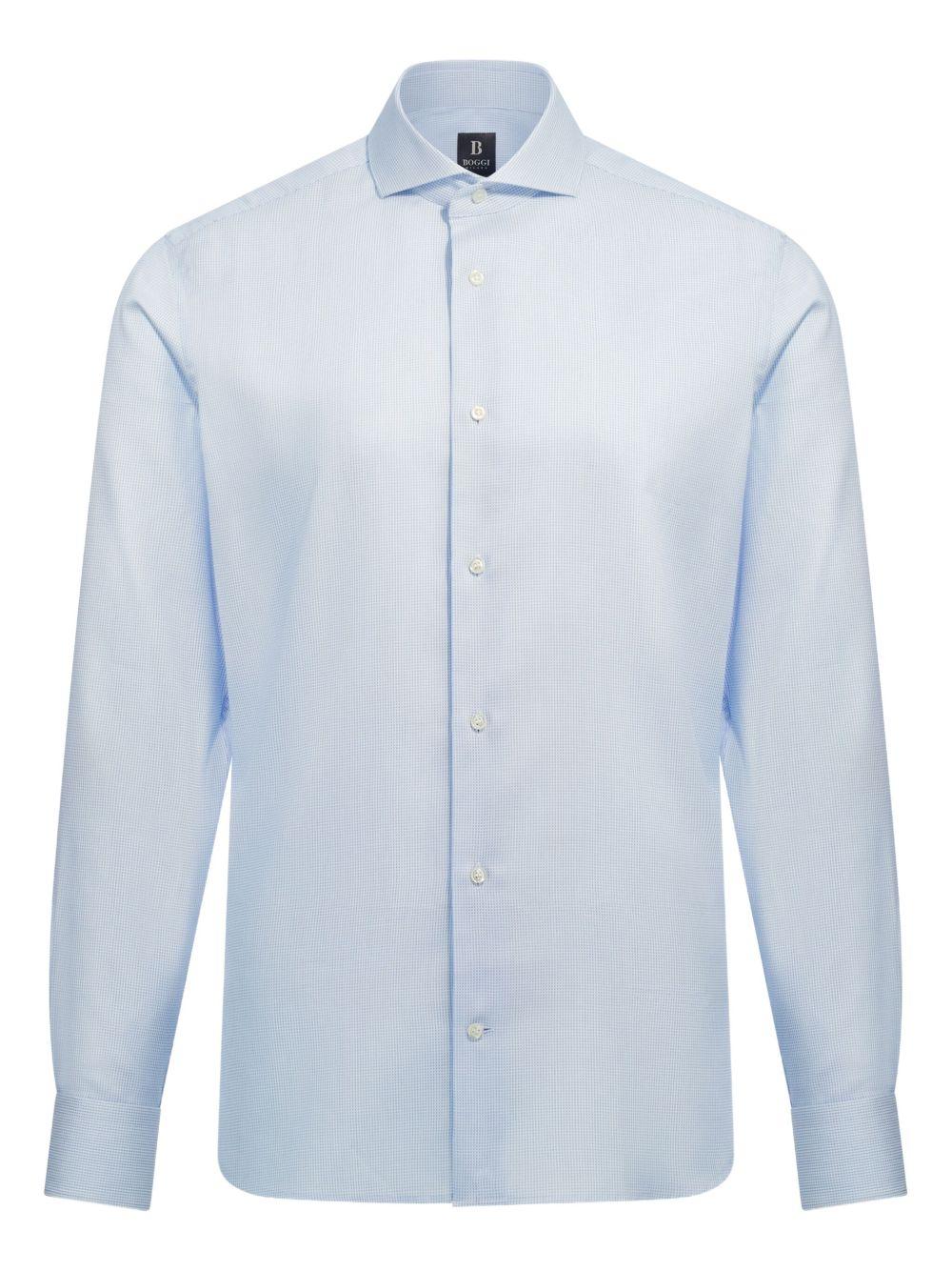 slim-fit cotton shirt Product Image