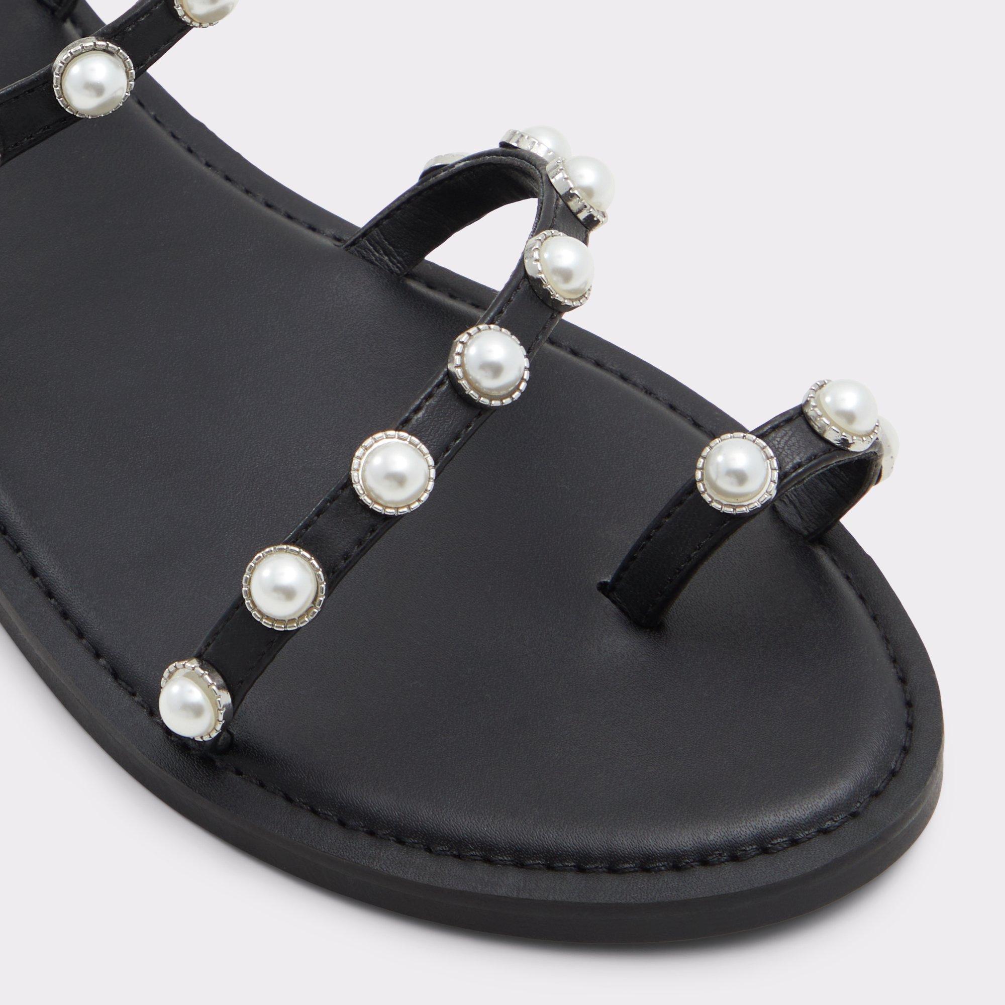 Coreydale Black Women's Flat Sandals | ALDO US Product Image