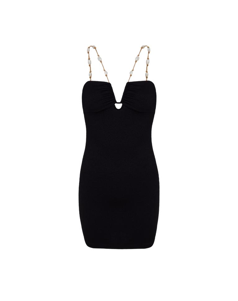 Firenze Ney Short Dress - Black Product Image
