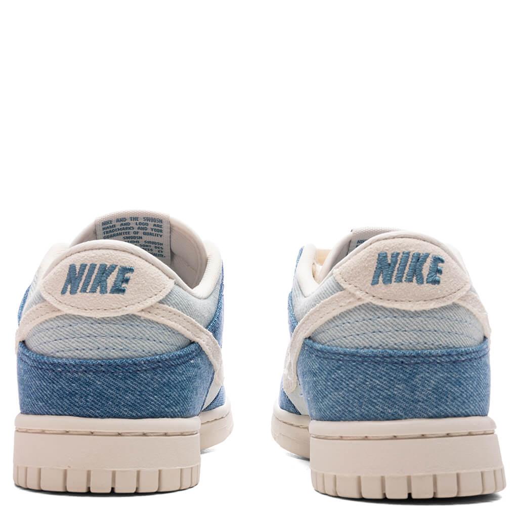 Women's Dunk Low 'Denim' - Smokey Blue/Pale Ivory/Denim Turquoise/Ochre Female Product Image