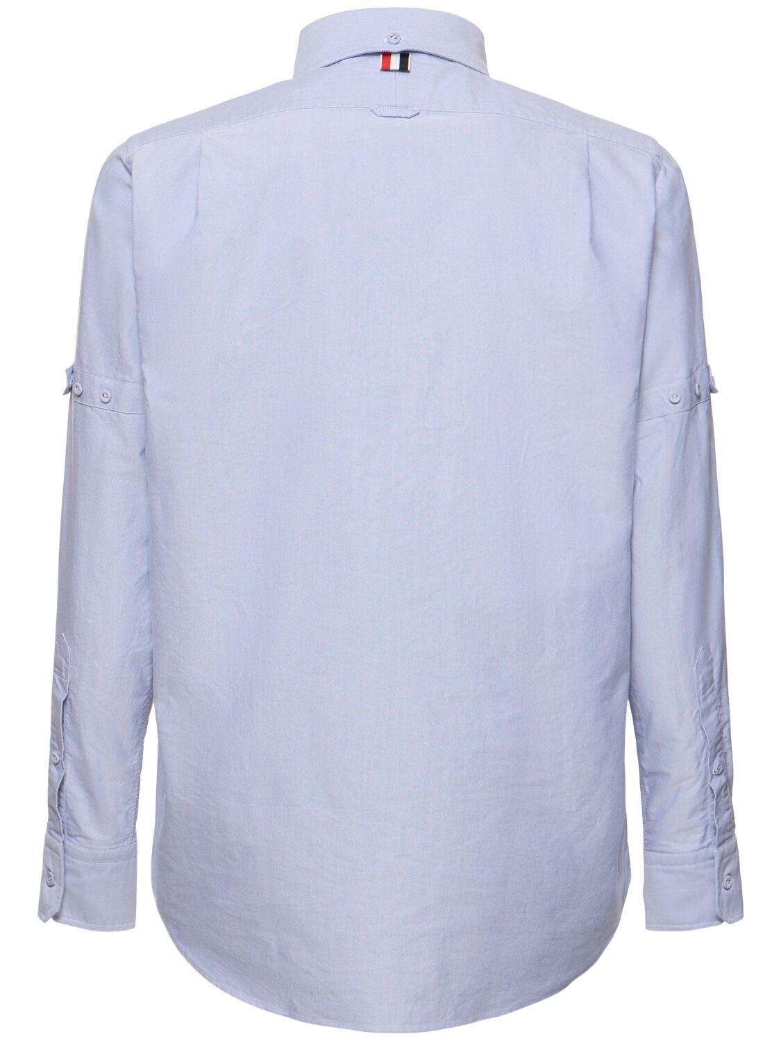 Thom Browne Men's Classic Fit Cotton Button-Down Shirt Product Image
