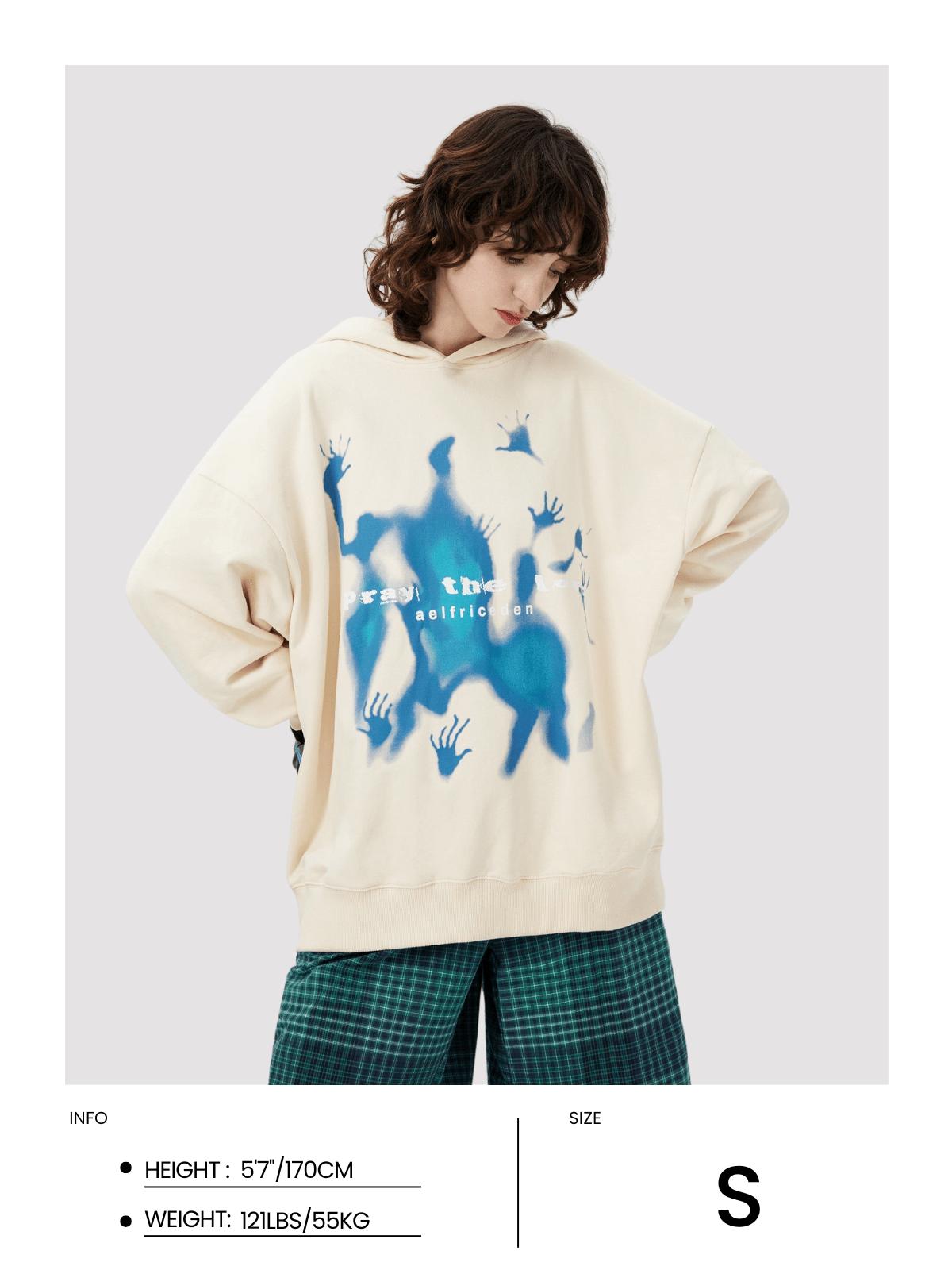 Aelfric Eden Abstraction Shadow Graphic Hoodie Product Image